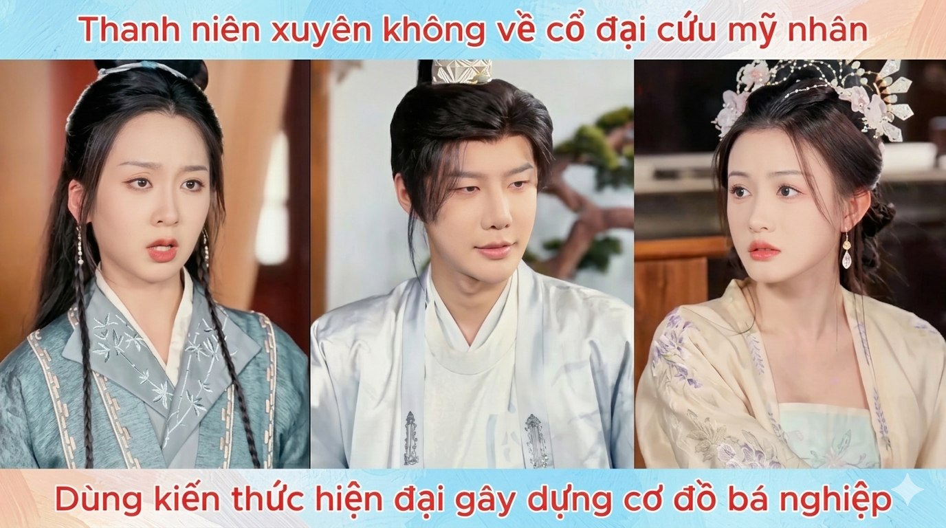 Thanh niên xuyên không về cổ đại cứu mỹ nhân, dùng kiến thức hiện đại gây dựng cơ đồ bá nghiệp